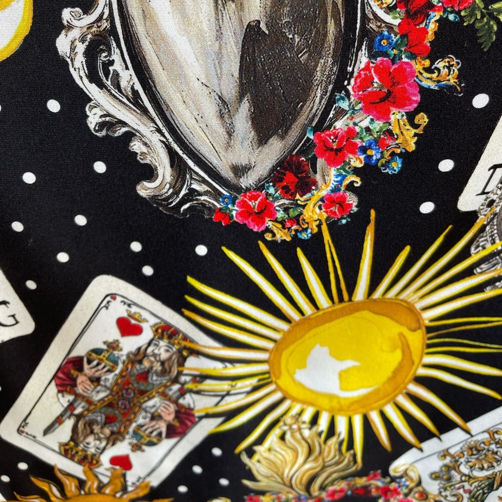 NWT 100% AUTHENTIC $2,025 Dolce & Gabbana Silk Shift Dress. Size US 8 , EU 44 - Picture 11 of 15
